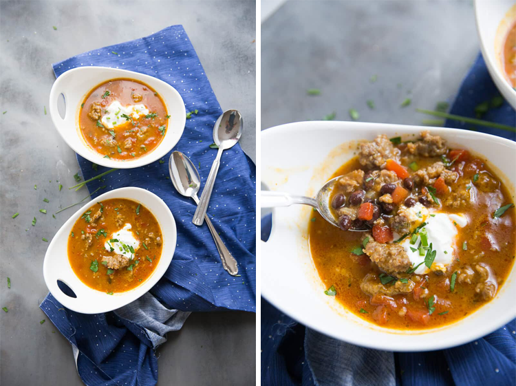 Pumpkin and Black Bean Chili | Lemons for Lulu